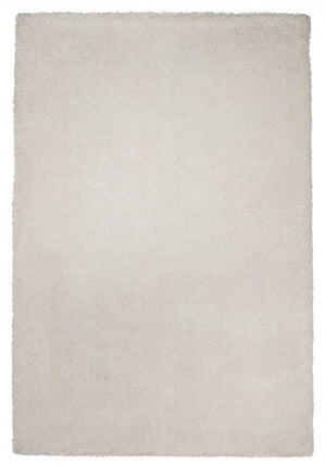 9' X 13' Ivory Indoor Shag Rug