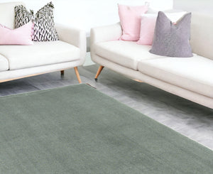 9' X 13' Slate Blue Indoor Shag Rug