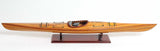 Rich Cedar Kayak Model Sculpture