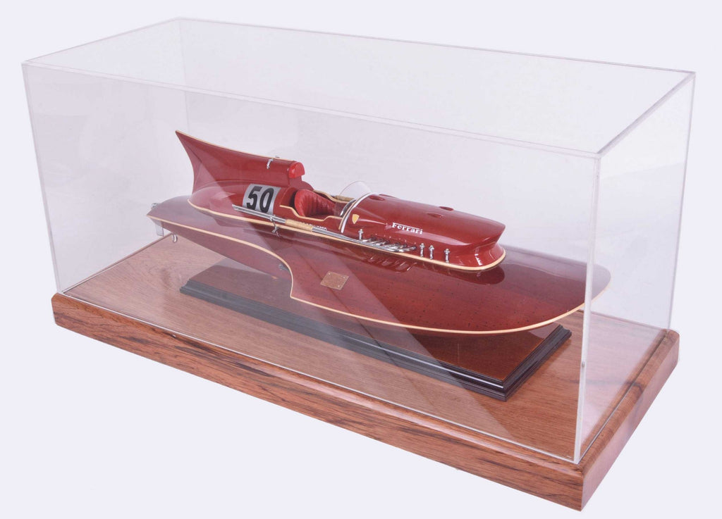 14" Black Glass Standard Display Stand