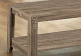 Dark Taupe Table Set 3Pcs Set