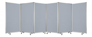 212 X 1 X 71 Metal Grey 6 Panel Screen
