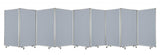 318" X 1" X 71" Metal, Grey, 9 Panel, Screen