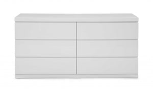 63 X 20 X 30 White Double Dresser