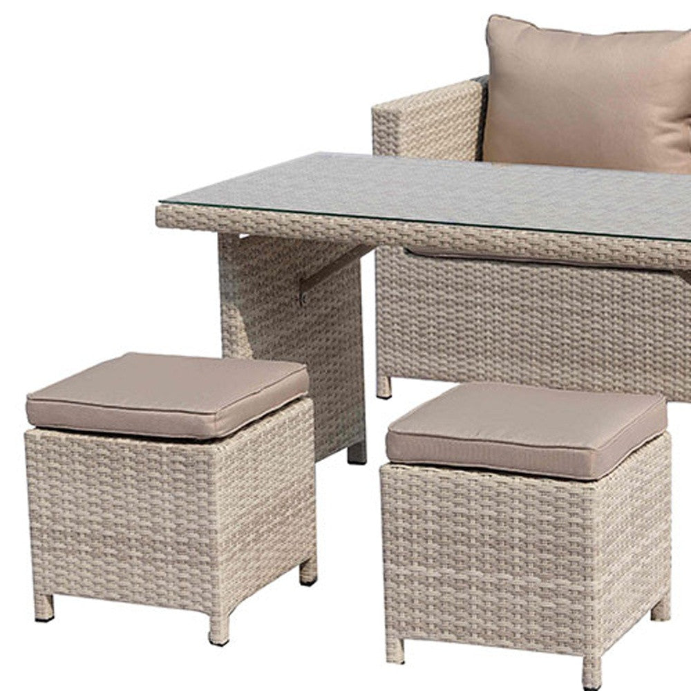 52" Black and Gold Glass Console Table