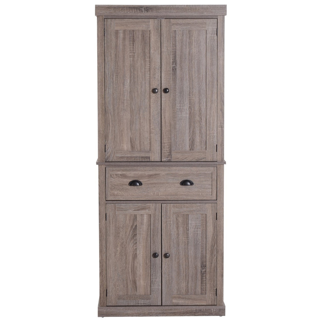 Farmhouse 6ft  Kitchen / Bathroom Storage Pantry Drawer Cabinet Wood Grain