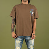 Mask LUX Heavy Weight Tee - Brown