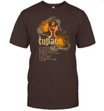 2Pac Tupac Suowers Brown Shirt