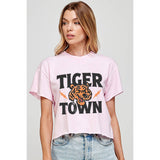 Tiger Town Vintage  Graphic Crop Top
