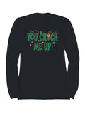 Festive Nutcracker Humor Design Men's Sweatshirt
