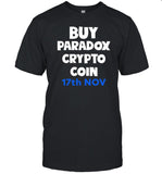 Cristianokurd7 Buy Paradox Crypto Coin 17Th Nov Shirt