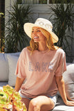 Lake Mineral Washed Graphic Top