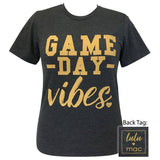 Lulu Mac-Game Day Vibes-Dark Grey Heather SS-LM31