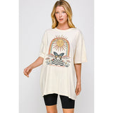 You Are My Sunshine Vintage Graphic Oversized Tee