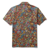 1930s Hawaiian Shirt 100% Cotton Men's Short Sleeve Camp Collar Aloha Shirt Mirror Of Wildflowers