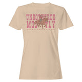 Unbothered Western Cowgirl Women's T-Shirt Natural