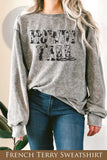 Howdy Y'all Boots Mineral Graphix Terry Sweatshirt