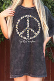 Plant Kindness Oversize Mineral Graphic Tshirts
