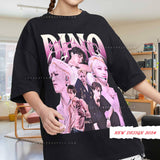 Dino's Stray Kids T-Shirt Vintage Retro Graphics & Kpop Tour