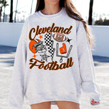 Retro Cleveland Browns Sweat Sweatshirt - Vintage Fan Gift