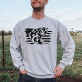 Fish Flag Crewneck Sweatshirt Hoodie 072