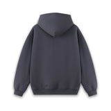 Solid Color Hoodie For Men Classic Basic Hoodie - CHARCOAL GRAY