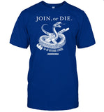 Alex Jones Wearing Join Or Die 1A 2A Defense League Shirt
