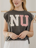 Nebraska Huskers Quilted Puff Ink Smoke Tank