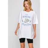 Tuscany Italy Vintage Graphic Oversized Tee