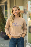 Stars and Stripes Heather Mineral Graphic Sweatshirt