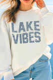 Lake Vibes Graphic Brushed Sweatshirts