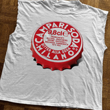 CAMPARI SODA 'BOTTLE CAP' HEAVY CUT-OFF TEE