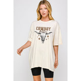 Cowboy Killer   Graphic Oversized Tee