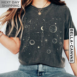 Celestial Astrology Spiritual Aesthetic Moon Mystical Tee
