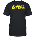 Ajhiaa Wearing J' Adore Bad Boys Shirt