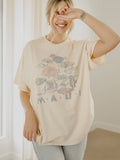 Fish of Maui Off White Thrifted Graphic Tee