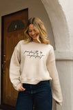 Perfectly Imperfect  Mid Graphic Sweatshirt