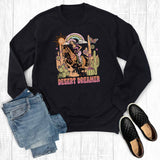Western Retro Desert Dreamer Graphic Sweatshirt