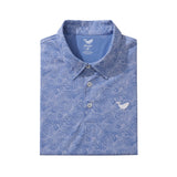 Men's Hawaiian Traditional Koi Carp Print Short Sleeve Polo Shirt Koi Carp Polo