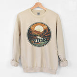 Zion Sand Crewneck Sweatshirt | National Park  | Sizes S-2XL