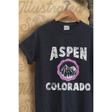 Aspen Colorado Ski Graphic Vintage Graphic Tee Unisex T-shirt, Sweatshirt, Hoodie, Long Sleeve Tee