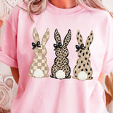 Easter Rabbit Trio  Easter Graphic T-Shirt | Gildan