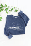Mightier Than the Waves Mineral Graphic Sweatshirt