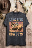 Long Live Cowboys Graphic Top