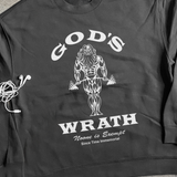 'GOD'S WRATH' GYM BLACK SWEATSHIRT