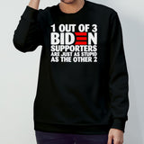 1 out of 3 Biden supporters are just as stupid as the other 2 T-shirts