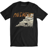 Army on Black Slim Fit T-shirt
