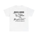 Rock Hard Caulking Services Funny Shirt
