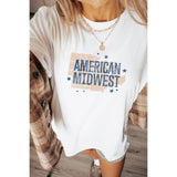 American Midwest Vintage Graphic Oversized Tee