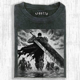 WASHED COTTON BERSERK T-SHIRT Style003